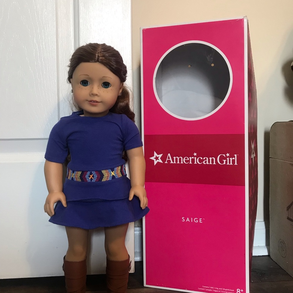American Girl Doll GOTY SAIGE WITH BOX